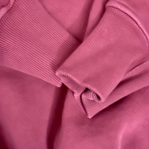 FRAME Denim Maroon & Gold Logo Sweatshirt Size XS - Picture 3 of 7